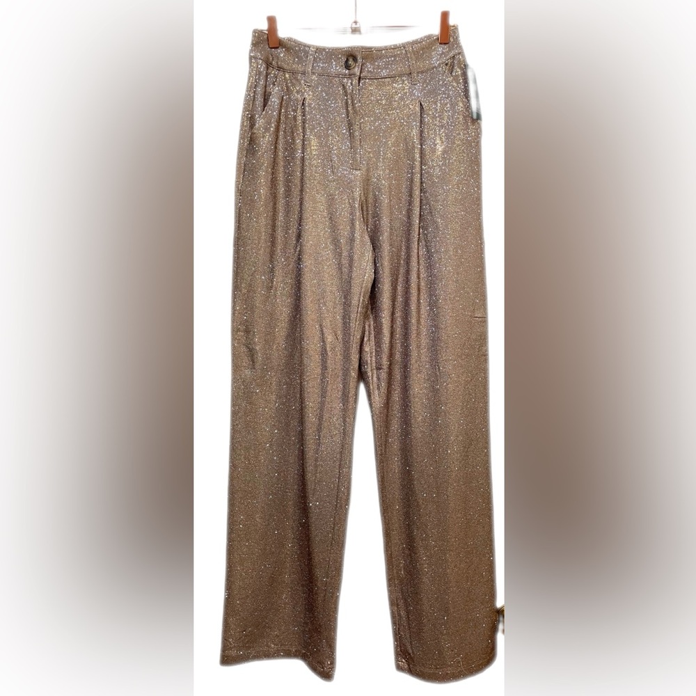 Women’s Brown Glitter Pants